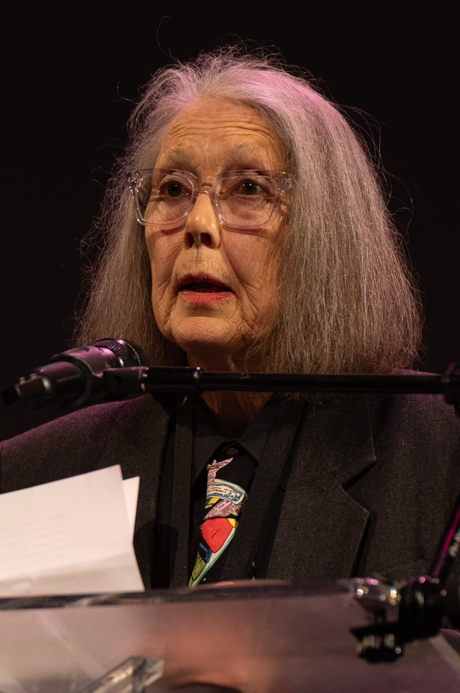 Real portrait of Canadian writer and 2026 Nobel Prize in Literature laureate Anne Carson.